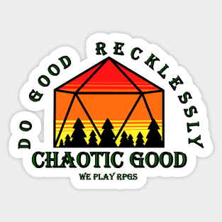 Chaotic Good Camp Sticker